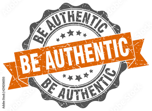 be authentic stamp. sign. seal