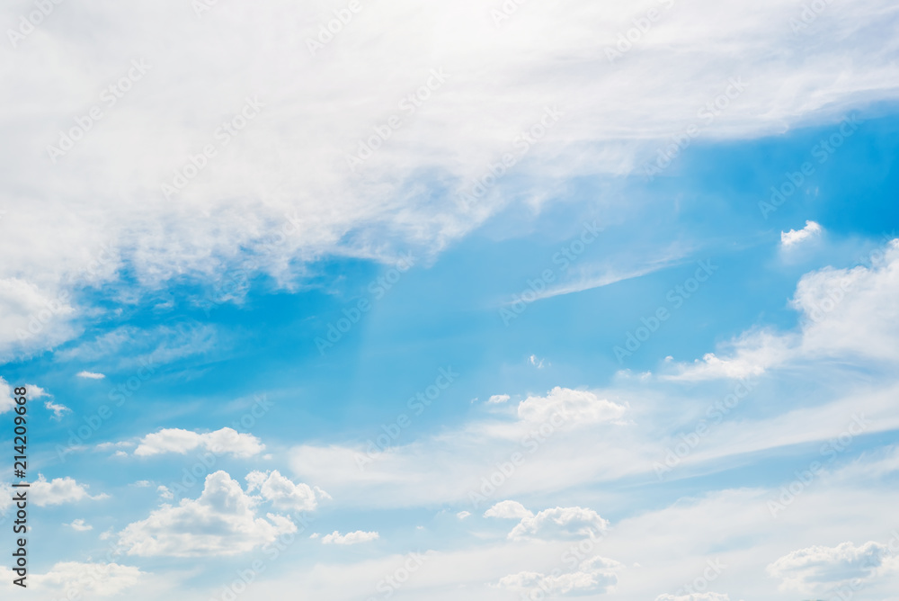 Fototapeta premium blue sky and white clouds as background