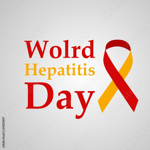 Illustration of World Hepatitis Day awareness background 