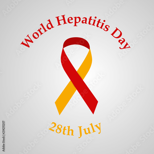 Illustration of World Hepatitis Day awareness background 