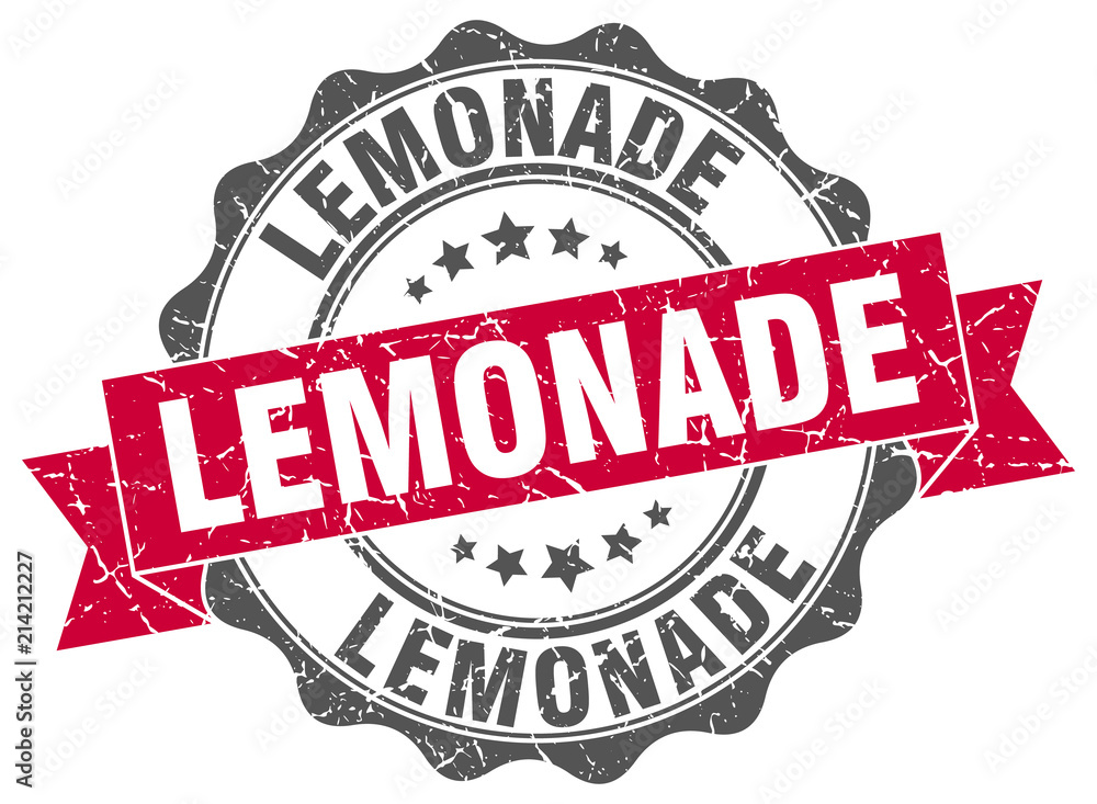 Fototapeta premium lemonade stamp. sign. seal