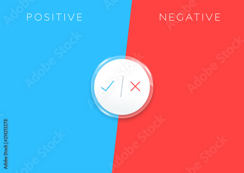 2 Step Positive Negative List Infographic Colorful