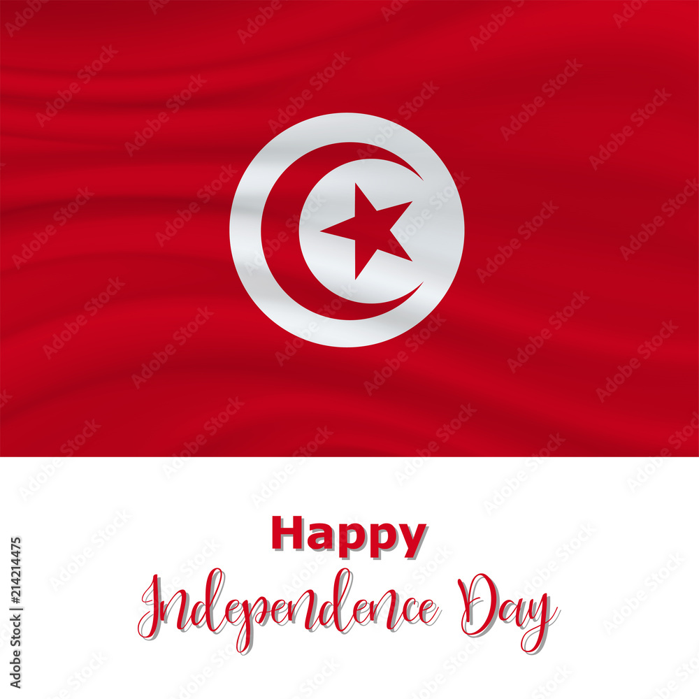 Obraz premium 3 September, Independence Movement Day in Tunisia