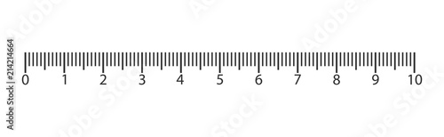 Vector illustration of size indicators.