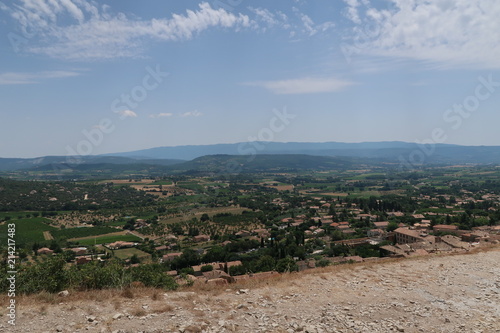 View from the heights of Saint-Saturnin-lès-Apt