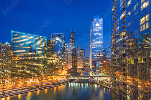 Chicago, Illinois, USA Cityscape © SeanPavonePhoto