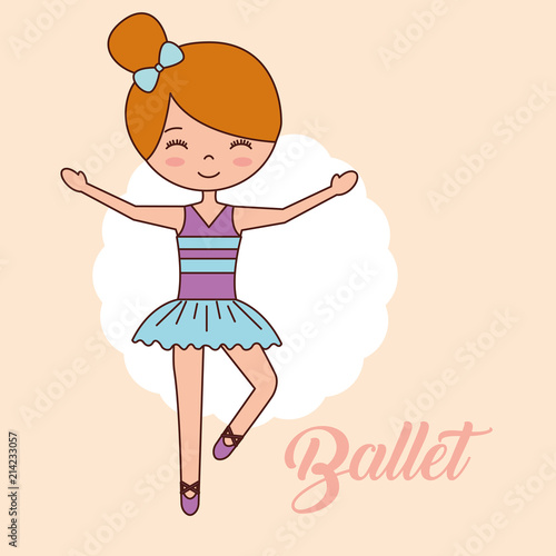 beautiful ballerinas ballet cartoon character