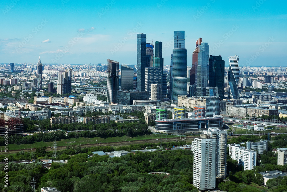 Fototapeta premium Moscow Sity Skyline