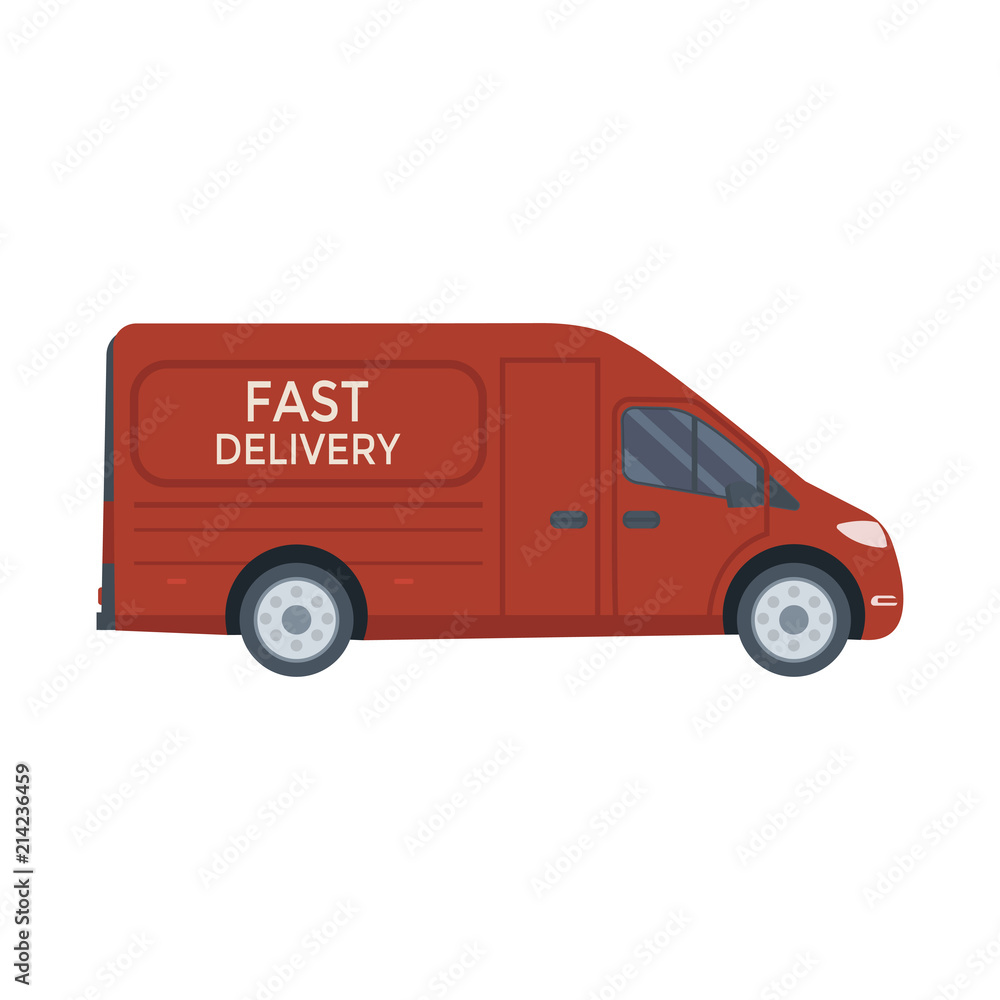Logistics and delivery icon service isolated on white background: truck, lorry, van. Logistics and delivery icon service isolated on white background: truck, lorry, van.