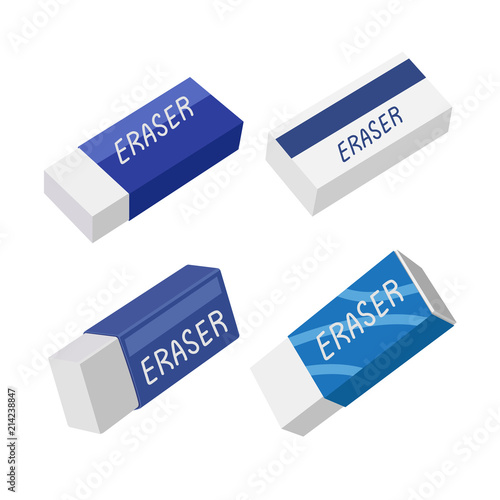 eraser vector collection design photo