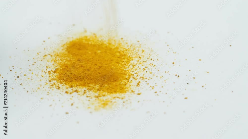 Saffron falls down on white surface.
Slow motion footage of falling down orange powder. Saffron falls down on white surface.
Slow motion footage of falling down orange powder.