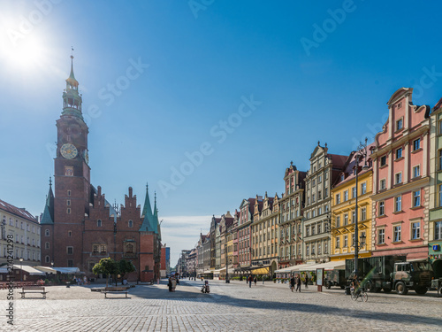 Breslau – Rathaus mit Rathausturm am Rynek