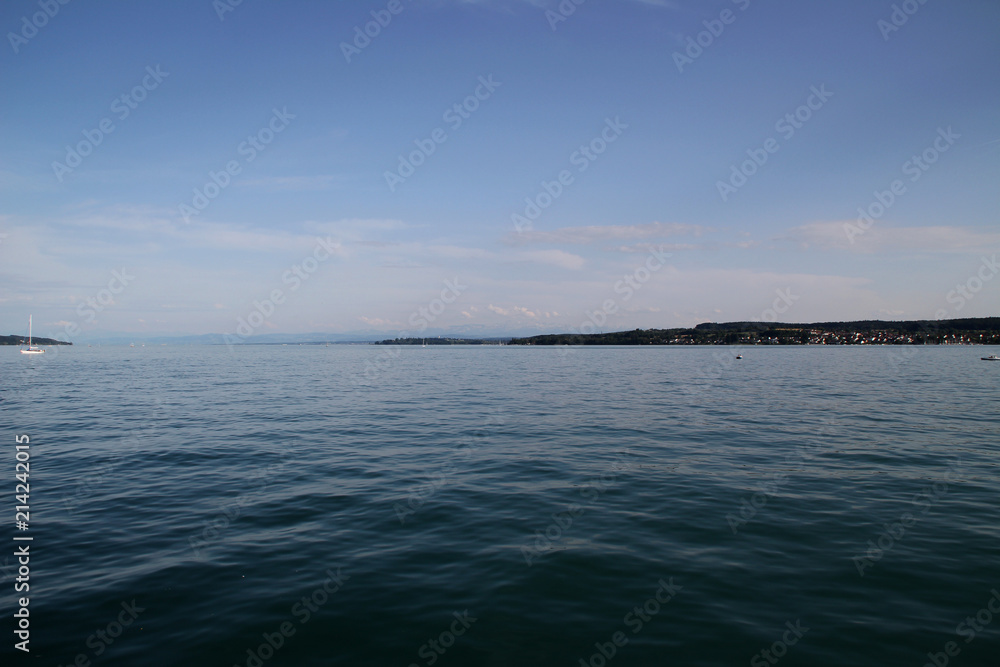 Obraz premium Blick über den Bodensee