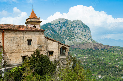 Pilgerkirche PIetra Santa, San Giovanni a Piro, Monte Bulgheria, Parco Nazionale di Cilento,  Salerno,  Campania, Italien