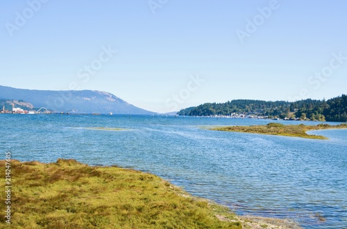 View of Cowichan Estuary Near Cowichan Bay on Vancouver Island