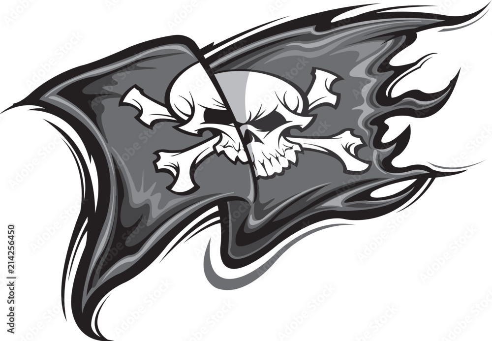 Fototapeta premium Pirate flag