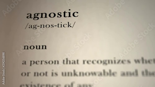 Agnostic Definition photo