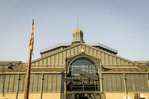 Photography The Born Market facade, nineteenth century