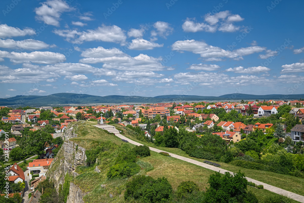 View over Veszprem town, Hungary - obrazy, fototapety, plakaty 