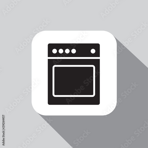 Stove icon vector