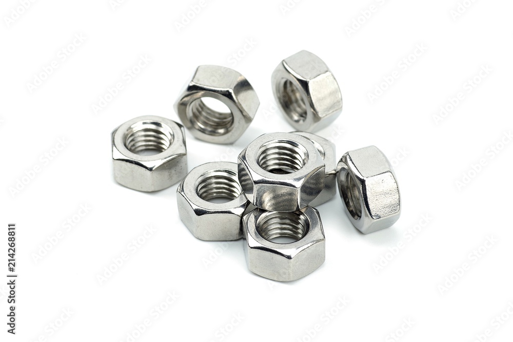 Stainless steel nut for mechanical work Stainless steel nut for mechanical work