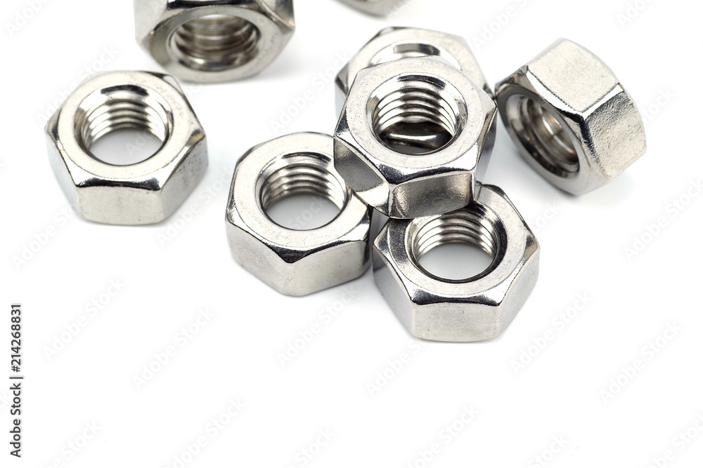 Stainless steel nut for mechanical work Stainless steel nut for mechanical work