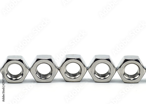 Stainless steel nut for mechanical work