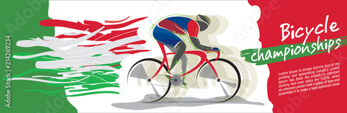 Bicycle championship vector