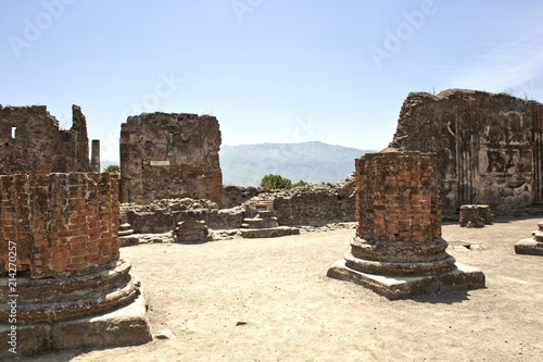Basilika, Ausgrabung Pompeji, Antike, Provinz Neapel, Napoli, Kampanien, Campagna, Italien, Italia