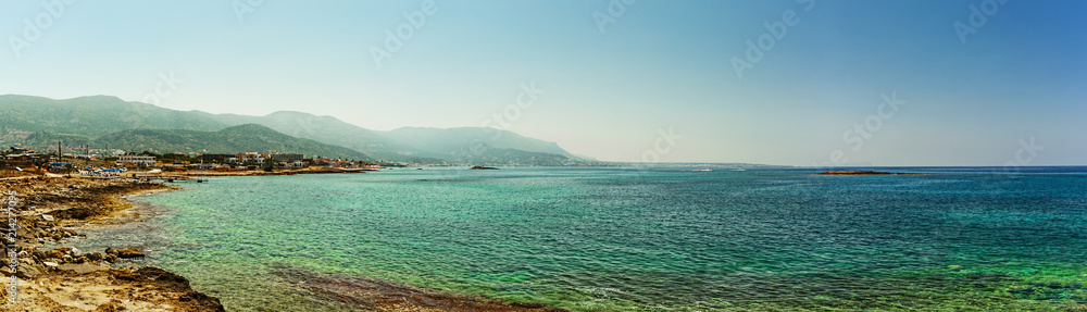 The Mediterranean Sea in clear weather