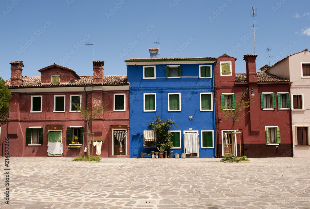 Insel Burano, Venedig, Venezia, Italien