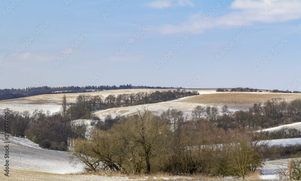 rural scenery at winter time rural scenery at winter time