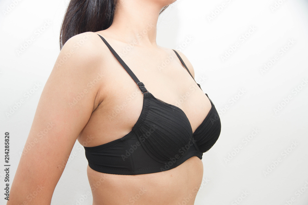 Woman lingerie on white background 