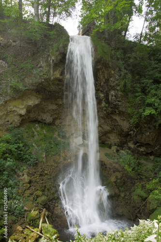 Waterfall in Lillafured in Northern Hungary