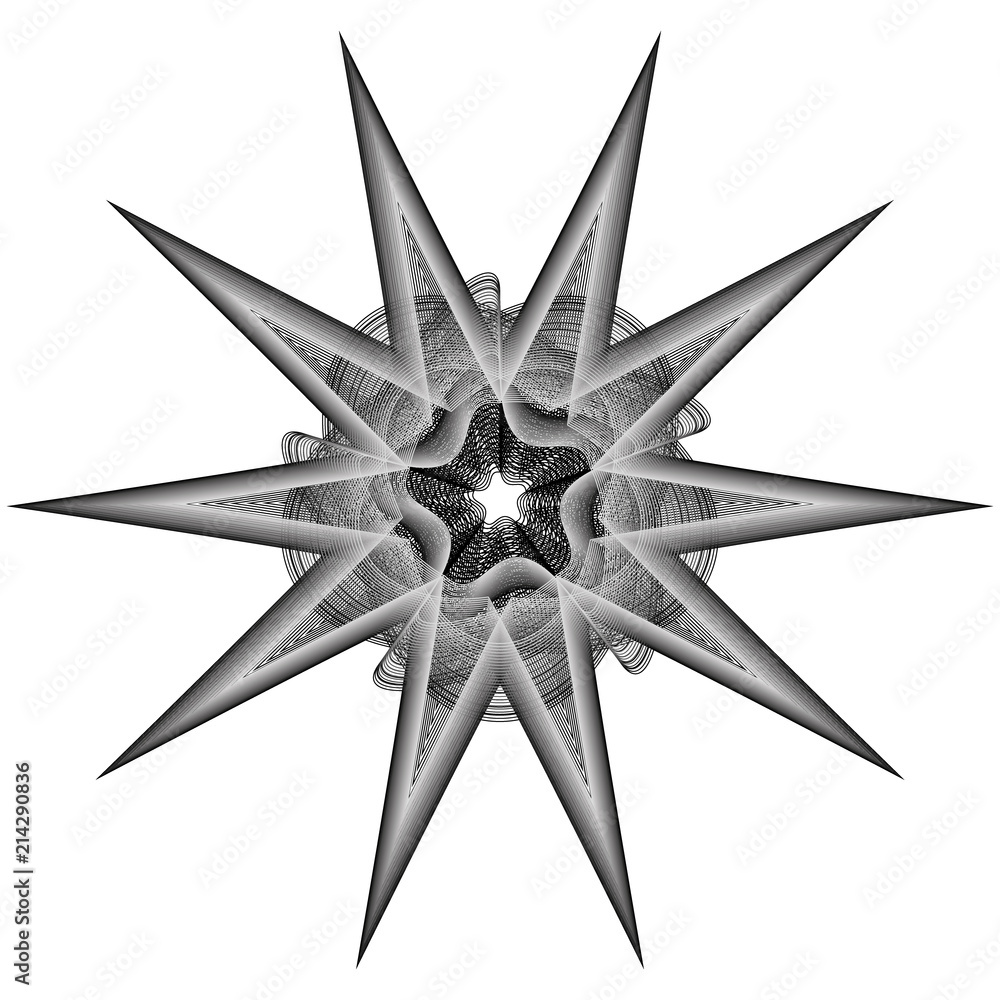Fototapeta premium Holiday patterns of stars and flowers for gifts ground