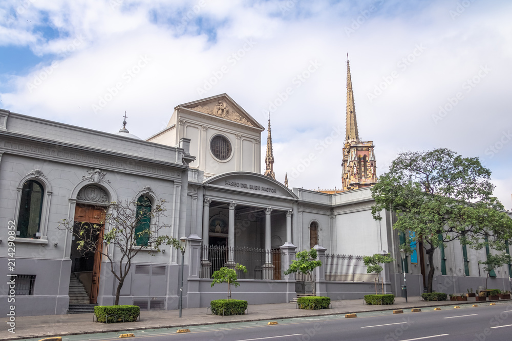 Paseo del Buen Pastor and Capuchins Church Tower - Cordoba, Argentina