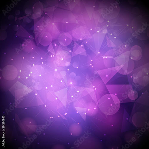 Bokeh lights background with mesh design