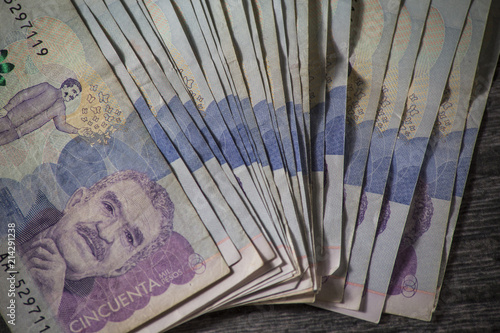 fifty thousand banknotes used with the image of gabriel garcia marquez
