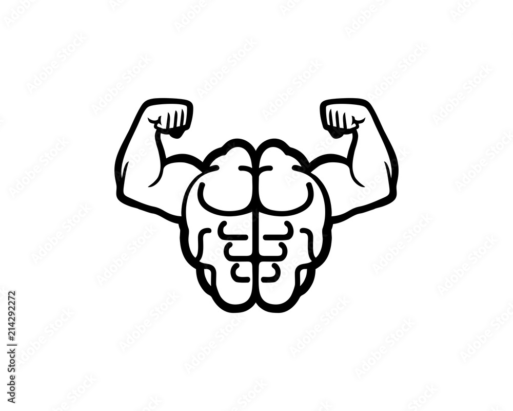 Fototapeta premium Strong Brain logo