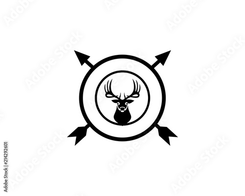 Hunting logo vector
