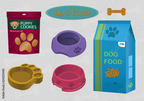COMIDA Y PLATOS PARA PERROS