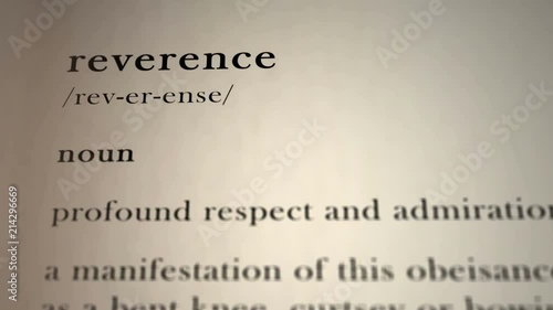 Reverence Definition