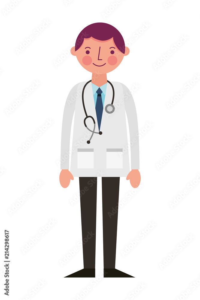 doctor professional with stethoscope in coat doctor professional with stethoscope in coat