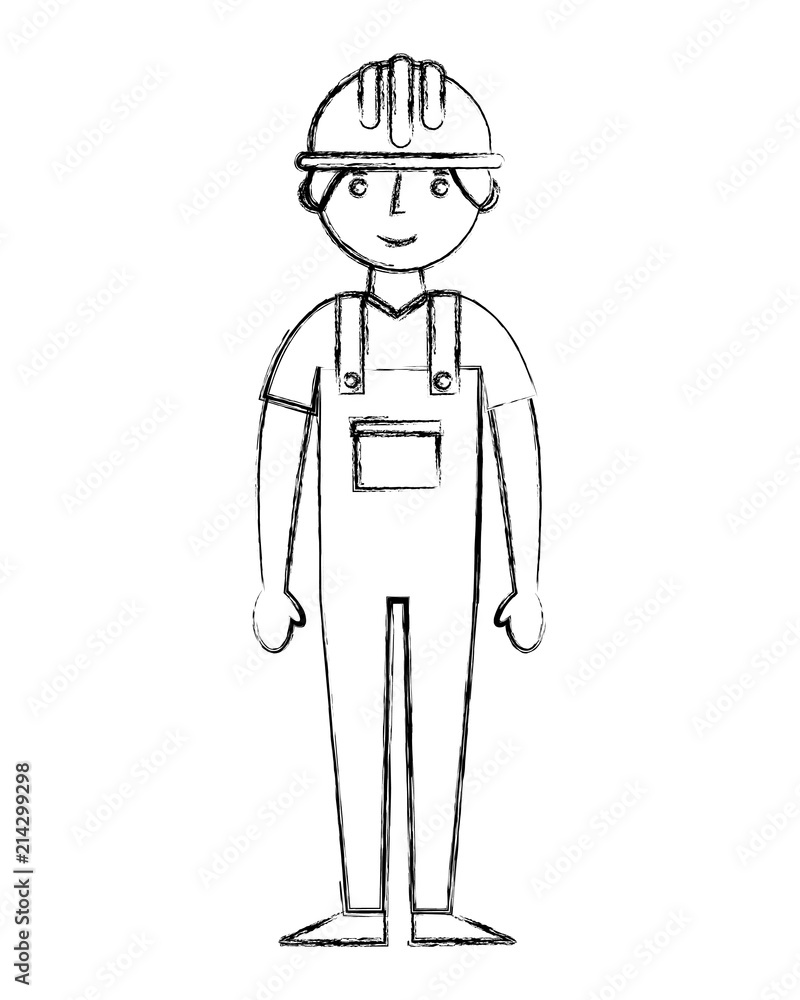construction builder avatar character
