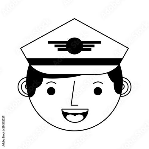 airplane head pilot avatar character