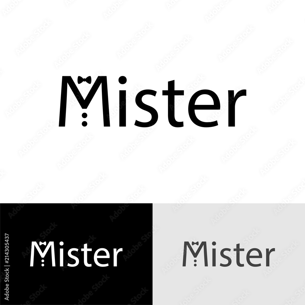 Creative Minimalistist Mister Logo Design Creative Minimalistist Mister Logo Design