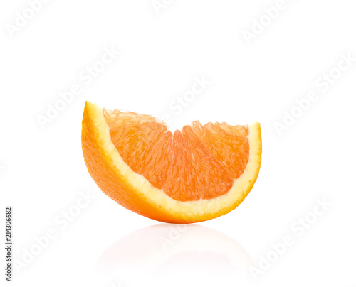 Orange Isolated on White Background