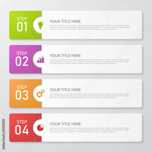 Infographic template for business, education, web design, banners, brochures, flyers, diagram, workflow, timeline. Vector illustration.