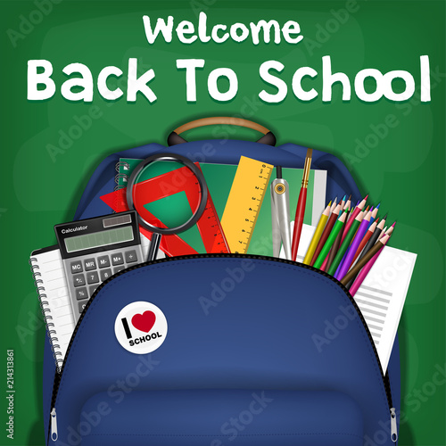 student backpack back to school sale promotion