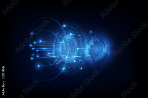 connection line on networking telecommunication concept background